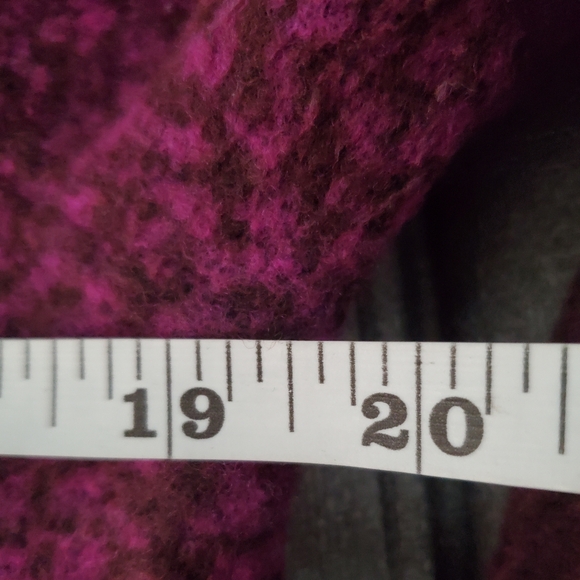 ATHLETA Hawthorne Textured Crew Neck Sweater Ombre Purple Sz XS wool blend - Picture 6 of 7